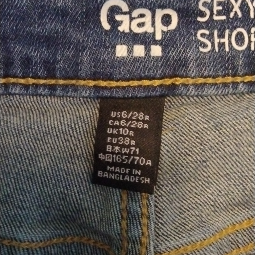 Gap Jean Shorts size 6 - Picture 6 of 6